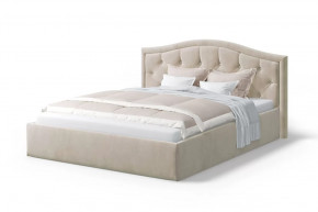 Кровать Стелла 1200*2000 мм, велюр Бренди лайт 03, цвет, кремовый в Тюмени - mebel-tymen.ru | фото