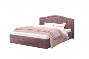 Кровать Стелла, 1600*2000 мм, велюр Rock 12, серо-фиолетовый в Тюмени - mebel-tymen.ru | фото