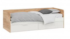 Кровать «Стелла» Белый холст, Белый Жемчуг, Яблоня Беллуно в Тюмени - mebel-tymen.ru | фото