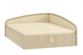 Кровать-тахта 1400 Адель 061 Рогожка Тесла милк/Рогожка Тесла мокко в Тюмени - mebel-tymen.ru | фото