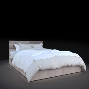 Кровать ТРИО 1400 с ортопедическим основанием Серебряный орех/Ясень шимо светлый в Тюмени - mebel-tymen.ru | фото