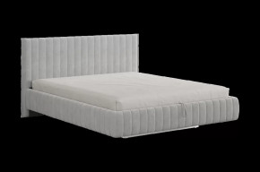 Кровать Твикс 160х200 см галька (велюр) в Тюмени - mebel-tymen.ru | фото