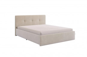 Кровать Веста 160х200 см крем (велюр) в Тюмени - mebel-tymen.ru | фото