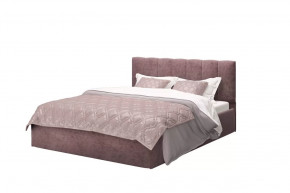 Кровать Элен 1400*2000 мм, велюр Rock 12, серо-фиолетовый в Тюмени - mebel-tymen.ru | фото