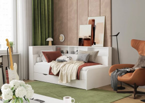 Кровать Юта 1,8*0,8 м Белый в Тюмени - mebel-tymen.ru | фото