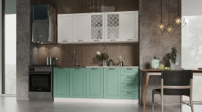 Кухня 2,0 м "Агава" Акация белая/Мятный в Тюмени - mebel-tymen.ru | фото