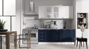 Кухня 2,0 м "Агава" Акация белая/Сапфир в Тюмени - mebel-tymen.ru | фото