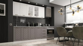 Кухня 2,0 м "Агава" Акация белая/Трюфель в Тюмени - mebel-tymen.ru | фото