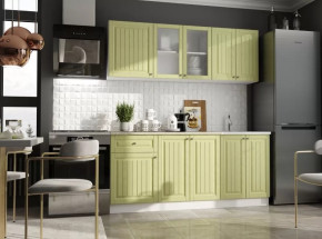 Кухня "Хозяюшка"  1,8 м Белый/Фисташка в Тюмени - mebel-tymen.ru | фото