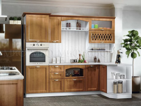 Кухня Милано 2,6*1,35м  (Орех) в Тюмени - mebel-tymen.ru | фото