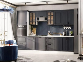 Кухня Николь-1 3 м. Белый/Графит софт в Тюмени - mebel-tymen.ru | фото