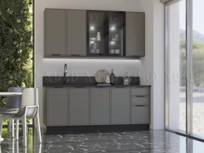 Кухня Николь 2,0/900м (Холст вулканический) в Тюмени - mebel-tymen.ru | фото