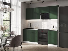 Кухня Николь 2,1м (Холст темно-зеленый) в Тюмени - mebel-tymen.ru | фото