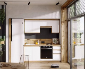 Кухня Ольвия-6 ЛДСП 1,8 м (со створкой под духовку) в Тюмени - mebel-tymen.ru | фото