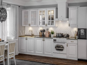 Кухня Престиж 2,0/900м Компоновка №4 (Решетка) (Жемчуг шервуд (Антарес)) в Тюмени - mebel-tymen.ru | фото