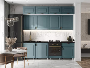 Кухня Престиж 2,4м (Браш Блю) в Тюмени - mebel-tymen.ru | фото