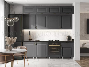 Кухня Престиж 2,4м (Графит софт) в Тюмени - mebel-tymen.ru | фото