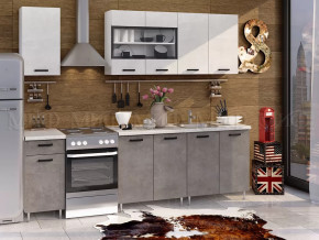 Кухня Рио ЛДСП Бетон светлый/Бетон темный 2000 в Тюмени - mebel-tymen.ru | фото