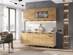 Кухня Рио NEW 1,8м Дуб Крафт ЛДСП в Тюмени - mebel-tymen.ru | фото