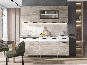 Кухня Рио NEW 1,8м Дуб крафт светлый (юкон) ЛДСП в Тюмени - mebel-tymen.ru | фото