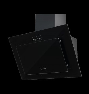 Кухонная вытяжка наклонная Lex MIKA G 600 BLACK в Тюмени - mebel-tymen.ru | фото