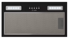 Кухонная вытяжка полновстраиваемая Lex HYPER 600 INVERTER BL черный в Тюмени - mebel-tymen.ru | фото