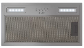 Кухонная вытяжка полновстраиваемая Lex HYPER 600 IX нержавеющая сталь в Тюмени - mebel-tymen.ru | фото