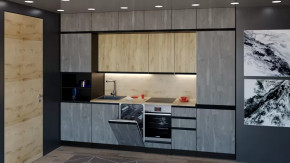 Кухонный гарнитур Адажио люкс 3000 мм в Тюмени - mebel-tymen.ru | фото