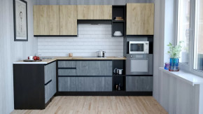 Кухонный гарнитур Адажио мега прайм 1500х2700 мм в Тюмени - mebel-tymen.ru | фото