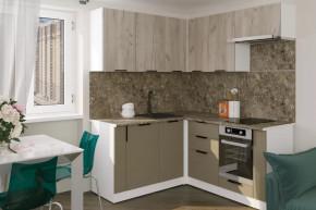 Кухонный гарнитур Альба мега прайм 2 1600х1700 мм в Тюмени - mebel-tymen.ru | фото