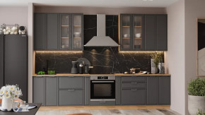 Кухонный гарнитур «Белладжио» №14 Дуб Крафт золотой, Софт графит в Тюмени - mebel-tymen.ru | фото