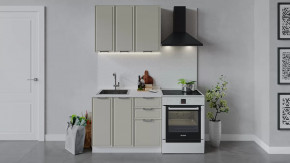 Кухонный гарнитур «Белладжио» длиной 100 см Белый, Софт панакота в Тюмени - mebel-tymen.ru | фото