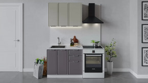 Кухонный гарнитур «Белладжио» длиной 100 см Белый, Софт панакота, Софт капучино в Тюмени - mebel-tymen.ru | фото