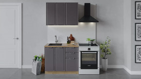 Кухонный гарнитур «Белладжио» длиной 100 см Дуб Крафт золотой, Софт капучино в Тюмени - mebel-tymen.ru | фото