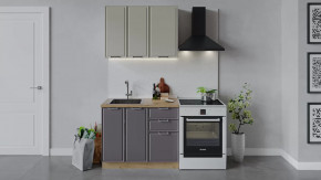 Кухонный гарнитур «Белладжио» длиной 100 см Дуб Крафт золотой, Софт панакота, Софт капучино в Тюмени - mebel-tymen.ru | фото