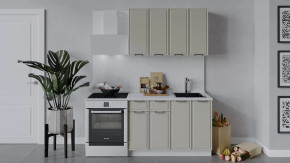 Кухонный гарнитур «Белладжио» длиной 120 см Белый, Софт панакота в Тюмени - mebel-tymen.ru | фото