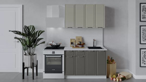 Кухонный гарнитур «Белладжио» длиной 120 см Белый, Софт панакота, Софт капучино в Тюмени - mebel-tymen.ru | фото