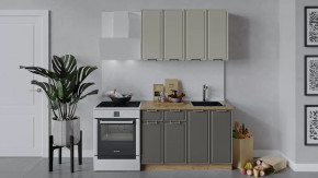 Кухонный гарнитур «Белладжио» длиной 120 см Дуб Крафт золотой, Софт панакота, Софт капучино в Тюмени - mebel-tymen.ru | фото