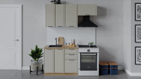 Кухонный гарнитур «Белладжио» длиной 160 см Дуб Крафт золотой, Софт панакота в Тюмени - mebel-tymen.ru | фото