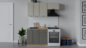 Кухонный гарнитур «Белладжио» длиной 160 см Дуб Крафт золотой, Софт панакота, Софт капучино в Тюмени - mebel-tymen.ru | фото