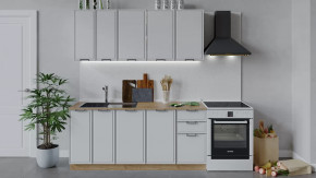 Кухонный гарнитур «Белладжио» длиной 180 см Дуб Крафт золотой, Фон белый в Тюмени - mebel-tymen.ru | фото