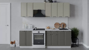 Кухонный гарнитур «Белладжио» длиной 240 см Белый, Софт панакота, Софт капучино в Тюмени - mebel-tymen.ru | фото