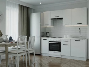 Кухонный гарнитур Белый Глянец-2000 МДФ столешница 38 мм в Тюмени - mebel-tymen.ru | фото