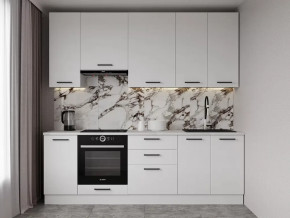 Кухонный гарнитур Белый Глянец-2400 (верх 950мм) МДФ столешница 38 мм в Тюмени - mebel-tymen.ru | фото