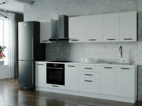 Кухонный гарнитур Белый Глянец-2800 МДФ столешница 26 мм в Тюмени - mebel-tymen.ru | фото