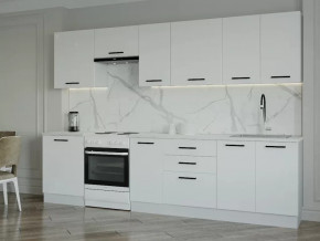Кухонный гарнитур Белый Глянец-3000 МДФ столешница 38 мм в Тюмени - mebel-tymen.ru | фото