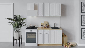 Кухонный гарнитур «Бьянка» длиной 120 см Дуб крафт золотой/Дуб белый в Тюмени - mebel-tymen.ru | фото