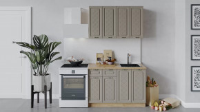 Кухонный гарнитур «Бьянка» длиной 120 см Дуб крафт золотой/Дуб кофе в Тюмени - mebel-tymen.ru | фото