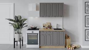 Кухонный гарнитур «Бьянка» длиной 120 см Дуб крафт золотой/Дуб серый в Тюмени - mebel-tymen.ru | фото