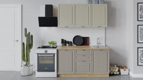 Кухонный гарнитур «Бьянка» длиной 150 см Дуб крафт золотой/Дуб ваниль/Дуб кофе в Тюмени - mebel-tymen.ru | фото